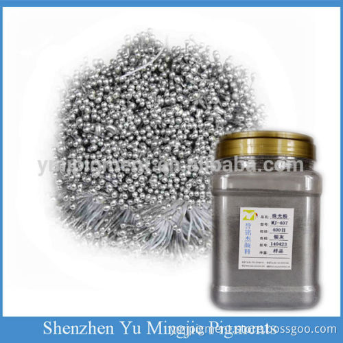 10-60 Micron MJ-427 Silver Gray Pearl Luster Pigment Powder For Mesterbatches